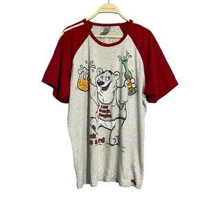 Cool Comics Tshirt Men Size Xl Funny Bear Drink Drunk Beer Alcohol Raglan Quote